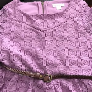 Girls light purple dress
